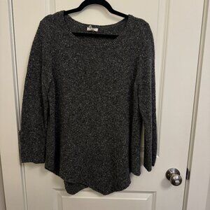 Joie Crewe Neck Asymmetrical Sweater (Size: XL; Color: Grey)